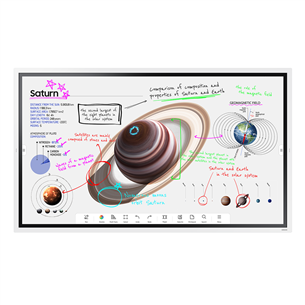 Interaktyvus ekranas Samsung Flip Pro WM55B Interactive Display, 55'', Ultra HD, LED VA Prekė - LH55WMBWBGCXEN LH55WMBWBGCXEN