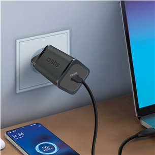 Įkroviklis SBS Mini Wall Charger, USB-C, 45 W Prekė - TETRGAN1C45W