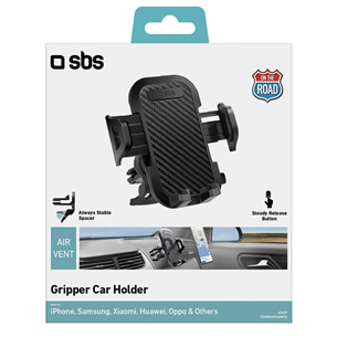 SBS, air vent clip, black - Smartphone car mount Item - TEHWSUPCLIPSTG