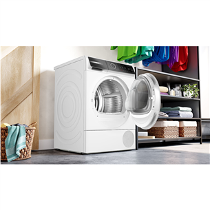 Bosch Series 8, heat pump, 9 kg, depth 61,3 cm - Clothes dryer Item - WQB245CBSN