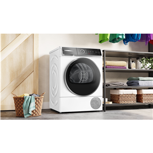 Bosch Series 8, heat pump, 9 kg, depth 61,3 cm - Clothes dryer Item - WQB245CBSN