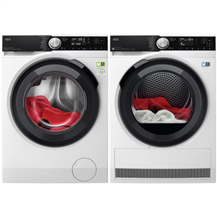 AEG 10 kg + 9 kg - Skalbimo mašina + džiovyklė LFR85146QE+TR959M6SE