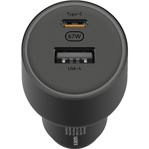 Automobilinis kroviklis Xiaomi 67W Car Charger (USB-A + Type-C) Black