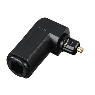 Avinity Audio Optical Fibre, ODT, Toslink, 90°, gold-plated, black - Adapter Item - 00127091 00127091