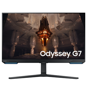 Monitorius Samsung Odyssey G7, 28'', UHD, LED IPS, 144 Hz Prekė - LS28BG700EPXEN LS28BG700EPXEN