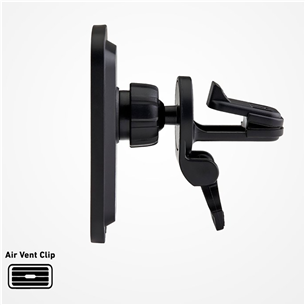 Automobilinis laikiklis-įkroviklis SBS MagCharge, 7.5 W, MagSafe, 360° swivelled Prekė - TESUPWIR15WMS