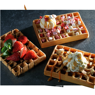 Tefal Optigrill, black - Waffle plates + ladle Item - XA724810
