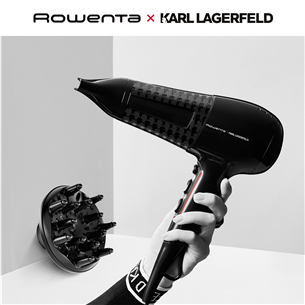 Plaukų džiovintuvas Rowenta x Karl Lagerfeld Powerline, 2100 W Prekė - CV591LF0