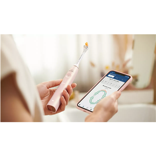 Philips Sonicare 9900 Prestige SenseIQ, pink - Electric toothbrush + travel case Item - HX9992/31