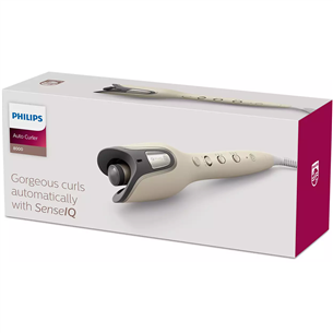 Plaukų garbanojimo žnyplės Philips 8000 Series, SenseIQ, 170-210 °C Prekė - BHB887/00