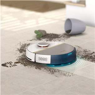 Philips HomeRun 7000 Series Aqua, сухая и влажная уборка, белый - Робот-пылесос Товар - XU7100/02