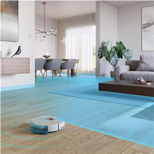 Philips HomeRun 7000 Series Aqua, сухая и влажная уборка, белый - Робот-пылесос Товар - XU7100/02