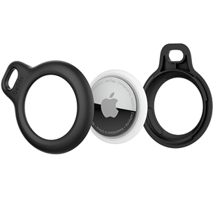 Belkin Secure Holder with Key Ring for AirTag, черный - Брелок Товар - F8W973BTBLK