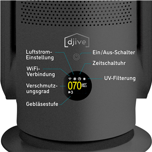 Oro valytuvas djive Flowmate ARC Casual 2in1 Prekė - DJ50023
