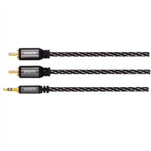 Laidas Avinity 2 RCA - 3,5mm, 1.5 m, black/gray Prekė - 00127077