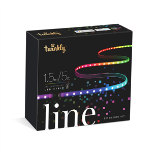 LED juosta Twinkly Line Extension Kit, 1,5m, black Prekė - TWL100ADP-B TWL100ADP-B