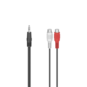 Hama RCA - 3,5 mm, black - Adapter Item - 00205185 00205185
