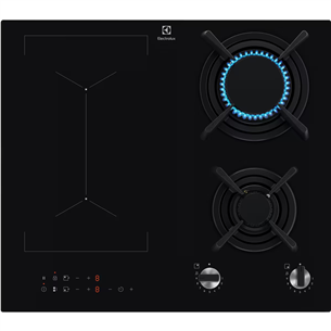 Electrolux, width 60 cm, black - Built-in Induction & Gas Hob Item - KDI641723K KDI641723K