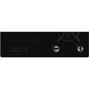 Electrolux, width 60 cm, black - Built-in Induction & Gas Hob Item - KDI641723K