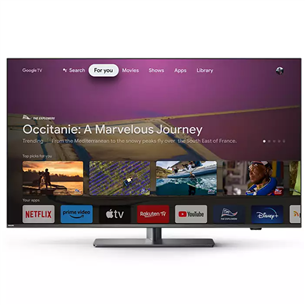 Philips The One 8818, 50", LED LCD, Ultra HD, центральная подставка, серый - Телевизор Товар - 50PUS8818/12