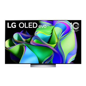 LG OLED evo C3, 65'', Ultra HD, OLED, central stand, gray - Televizorius Prekė - OLED65C32LA.AEU OLED65C32LA.AEU