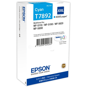Rašalo kasetė Epson 79XXL  / žydra Prekė - C13T789240 C13T789240