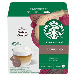 Nescafe Dolce Gusto Starbucks Cappuccino, 6+6 pcs - Coffee capsules Item - 7613036989305 7613036989305