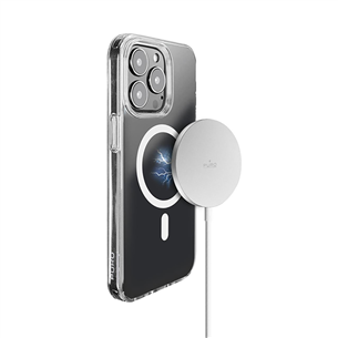 Puro Magnetic Wireless, USB-C, MagSafe, 1 м, белый - Беспроводное зарядное устройство Товар - CUSBCMAG1WHI