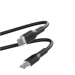 Puro SOFT, USB-C, Lightning, 1,5 м, черный - Кабель Товар - PUCAPLTUSBCICONBLK