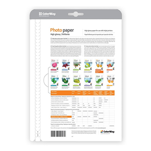 Foto popierius ColorWay A4, 200 g/m², 20 sheets, glossy Prekė - PG200020A4
