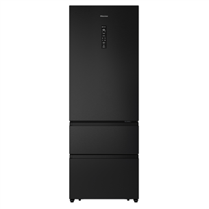 Hisense, NoFrost, 493 L, height 200 cm, black - Refrigerator Item - RT641N4AFE1 RT641N4AFE1