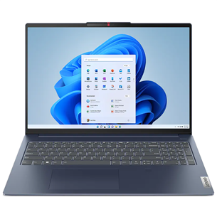 Nešiojamas kompiuteris Lenovo IdeaPad Slim 5 16IAH8, 16'', WUXGA, i5, 16 GB, 512 GB, ENG, blue Prekė - 83BG002PLT 83BG002PLT
