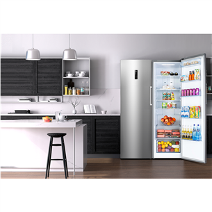 Hisense, 370 + 260 L, aukštis 186 cm, nerūdijantis plienas - Šaldytuvas + Šaldiklis Prekė-RL481N4B+FV354N4BI