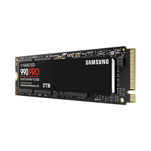Samsung 990 PRO, 2 TB, PCIe 4.0 NVMe M.2, black - SSD Item - MZ-V9P2T0BW