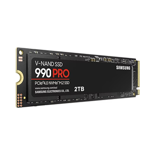 Samsung 990 PRO, 2 TB, PCIe 4.0 NVMe M.2, black - SSD Item - MZ-V9P2T0BW