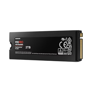 SS diskas Samsung 990 PRO with Heatsink, 2 TB, PCIe 4.0 NVMe M.2 Prekė - MZ-V9P2T0CW