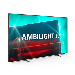 Philips OLED718, 65'', Ultra HD, OLED, боковые ножки, черный - Телевизор Товар - 65OLED718/12