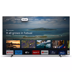 Philips OLED718, 65'', Ultra HD, OLED, боковые ножки, черный - Телевизор Товар - 65OLED718/12
