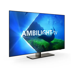 Philips OLED818, 42", OLED, Ultra HD, centre stand, gray - TV Item - 42OLED818/12
