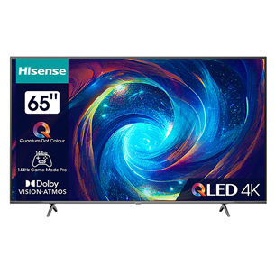 Hisense E7KQ PRO, 65'', Ultra HD, QLED, черный - Телевизор Товар - 65E7KQPRO 65E7KQPRO
