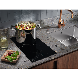 Electrolux 300 Domino, frameless, width 29 cm, black - Built-in ceramic hob Item - LHR3233CK