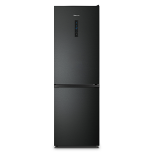 Hisense NoFrost, 304 L, 186 cm, black - Refrigerator Item - RB395N4BFE RB395N4BFE