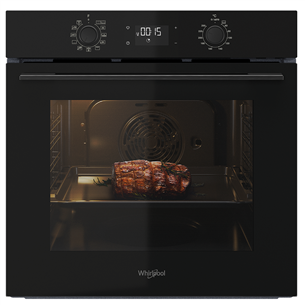 Whirlpool, catalytic cleaning, 71 L, black - Built-in oven Item - OMK58CU1SB