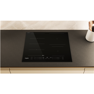 Whirlpool, width 59 cm, black - Built-in induction hob Item - WFS5060CPBF