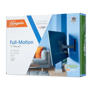 Vogel's Comfort Full-Motion, 19" - 43", черный - Настенное крепление для телевизора Товар - TVM3223