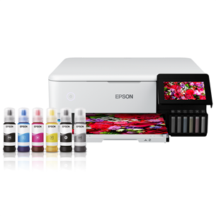 Epson EcoTank L8160, WiFi, LAN, white - Multifunctional Color Inkjet Printer/Photo Printer Item - C11CJ20402 C11CJ20402