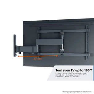 TV laikiklis Vogel's TVM 3643 Full-Motion, 180º, 40'' - 77' Prekė - TVM3643