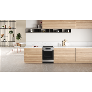 Whirlpool, 83 L, inox - Free standing induction cooker Item - WS68IQ8CCXT/E