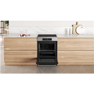 Whirlpool, 83 L, inox - Free standing induction cooker Item - WS68IQ8CCXT/E
