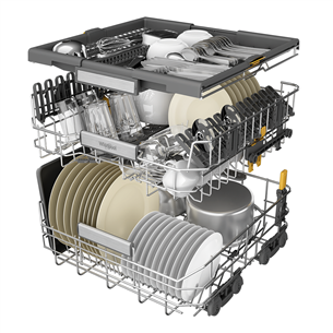 Whirlpool, 15 place settings, width 60 cm - Built-in dishwasher Item - W7IHP42L